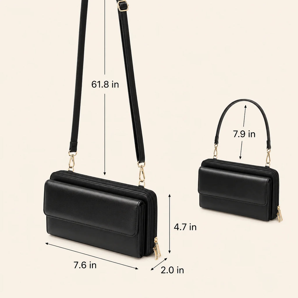 Glydea RFID Touch Screen Crossbody